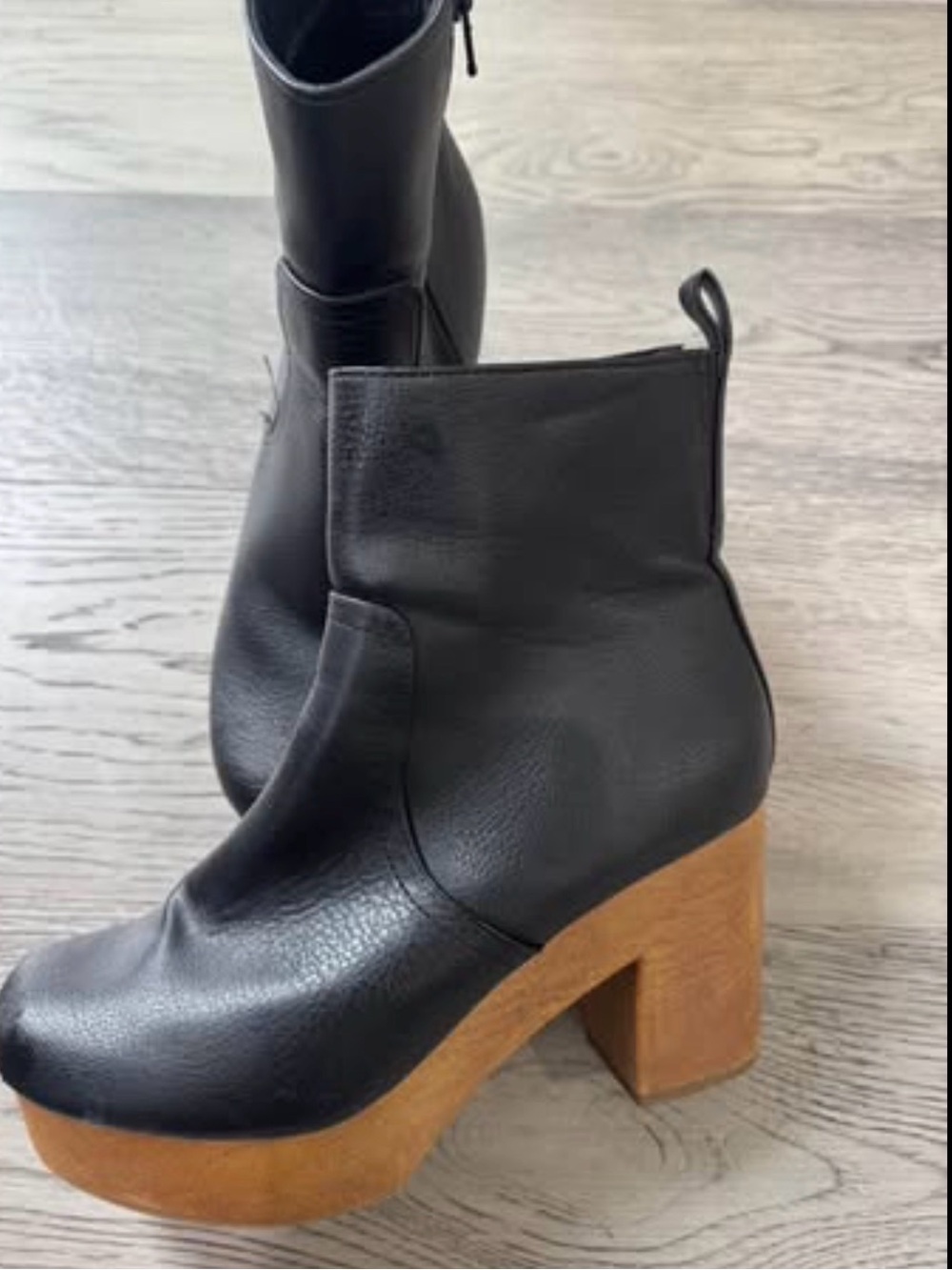 Women’s Black Wedge Boots
